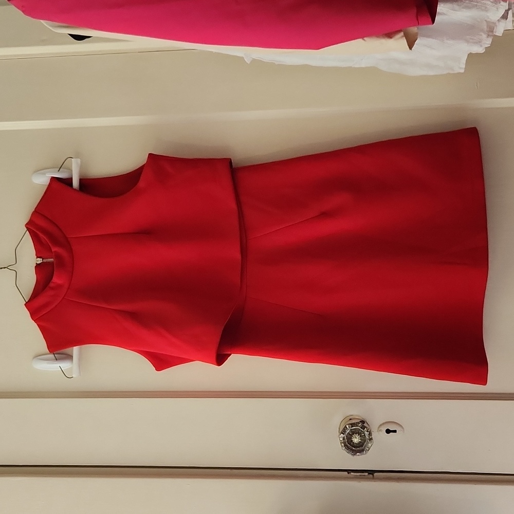 New without tags Lavish Alice red neoprene dress